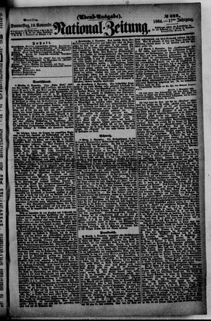 Nationalzeitung vom 10.11.1864