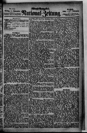 Nationalzeitung on Nov 11, 1864