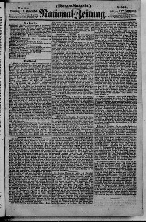 Nationalzeitung on Nov 15, 1864