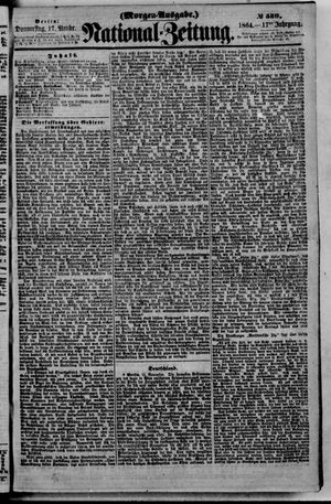 Nationalzeitung on Nov 17, 1864