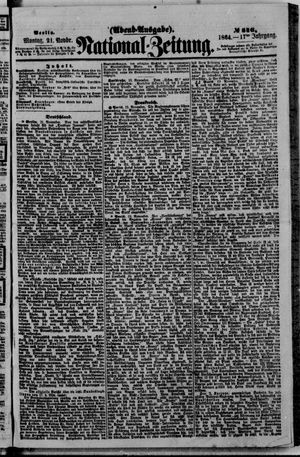 Nationalzeitung on Nov 21, 1864