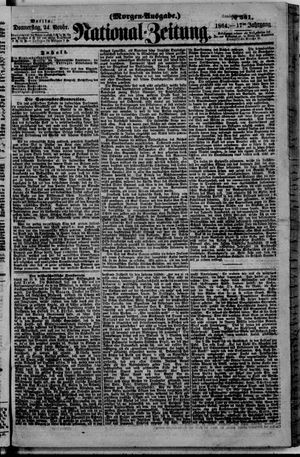 Nationalzeitung vom 24.11.1864