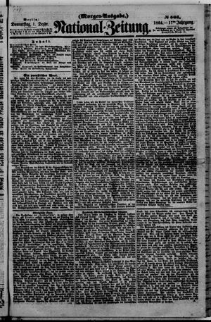 Nationalzeitung vom 01.12.1864