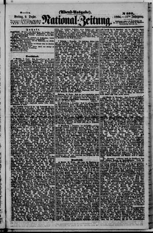 National-Zeitung vom 02.12.1864