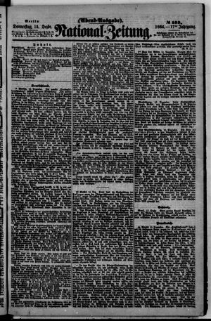 Nationalzeitung vom 15.12.1864