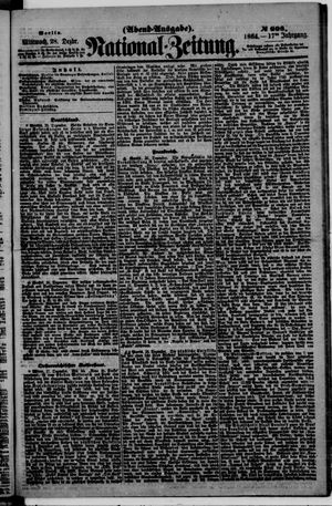 National-Zeitung vom 28.12.1864