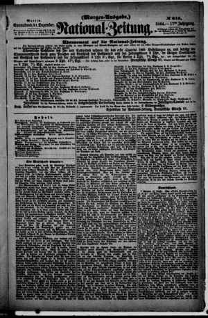 Nationalzeitung vom 31.12.1864
