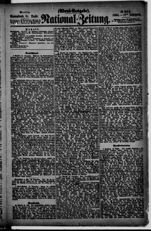 Nationalzeitung vom 31.12.1864