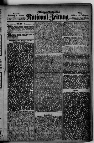 Nationalzeitung vom 04.01.1865