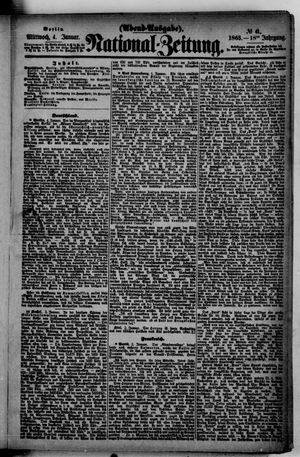 Nationalzeitung vom 04.01.1865