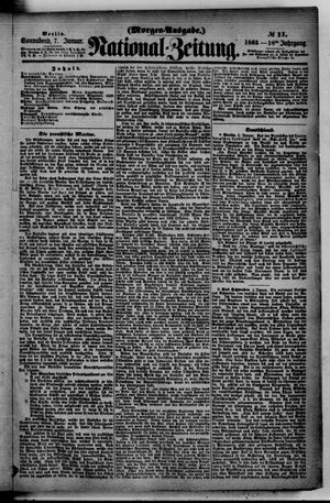 Nationalzeitung vom 07.01.1865