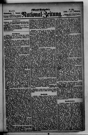 Nationalzeitung vom 07.01.1865