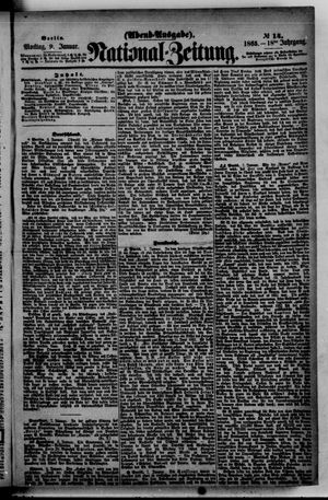 Nationalzeitung vom 09.01.1865