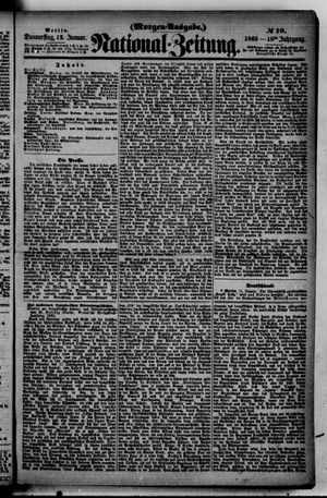 Nationalzeitung vom 12.01.1865