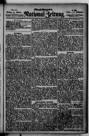 Nationalzeitung vom 13.01.1865