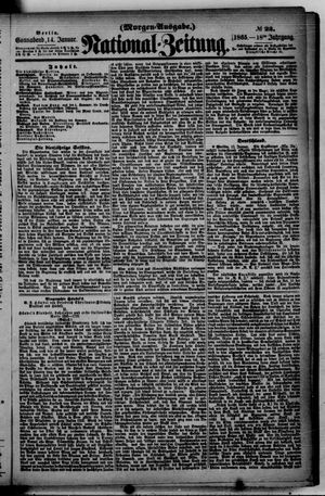 Nationalzeitung vom 14.01.1865