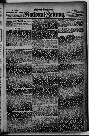 Nationalzeitung vom 14.01.1865