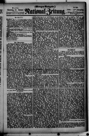 Nationalzeitung vom 15.01.1865