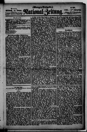 National-Zeitung vom 18.01.1865