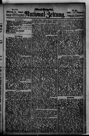 Nationalzeitung vom 25.01.1865