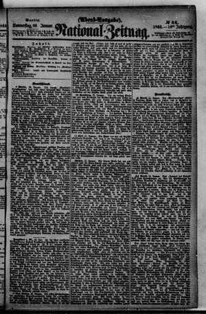 Nationalzeitung vom 26.01.1865