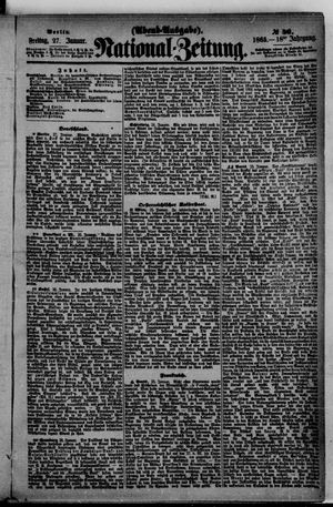 Nationalzeitung vom 27.01.1865
