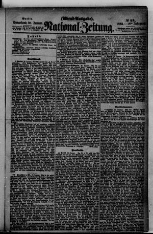 Nationalzeitung vom 28.01.1865