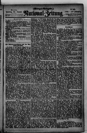 Nationalzeitung vom 29.01.1865
