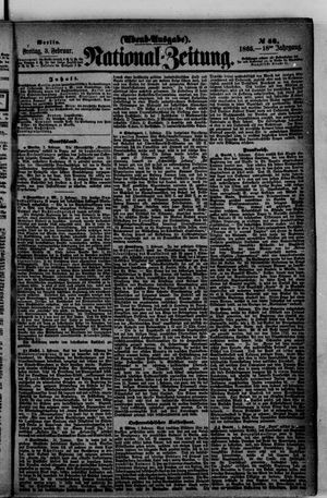 Nationalzeitung vom 03.02.1865