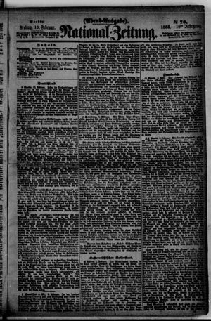 Nationalzeitung vom 10.02.1865