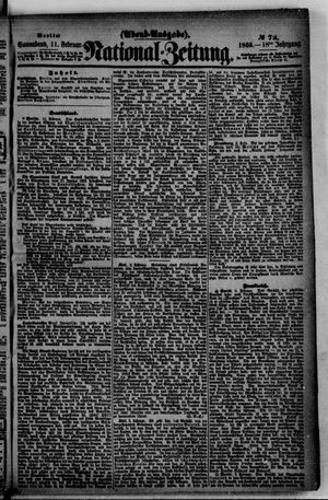 Nationalzeitung on Feb 11, 1865