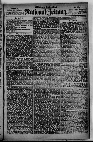 Nationalzeitung vom 17.02.1865