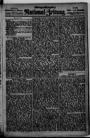 Nationalzeitung vom 18.02.1865