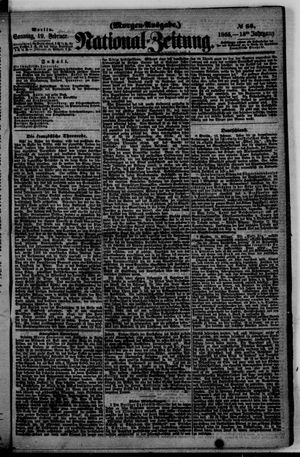 Nationalzeitung vom 19.02.1865