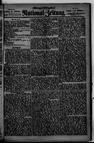 Nationalzeitung vom 21.02.1865
