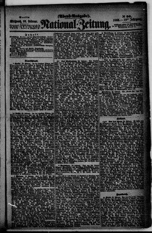 Nationalzeitung vom 22.02.1865