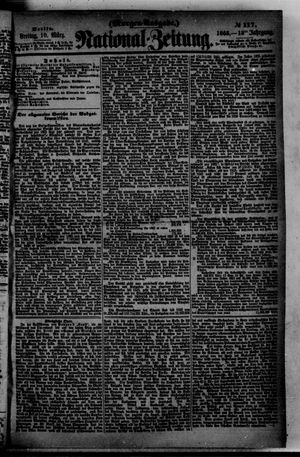 Nationalzeitung vom 10.03.1865
