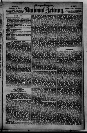 Nationalzeitung vom 02.04.1865