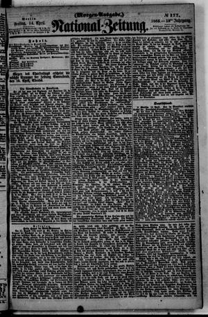 Nationalzeitung vom 14.04.1865