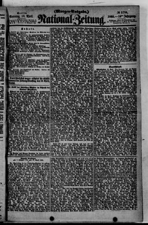 Nationalzeitung on Apr 16, 1865