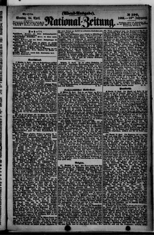 Nationalzeitung vom 24.04.1865