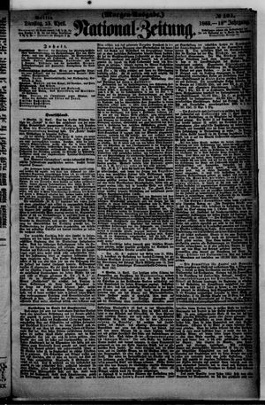 Nationalzeitung vom 25.04.1865