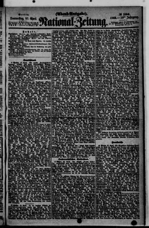 Nationalzeitung vom 27.04.1865