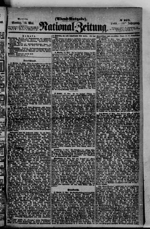 Nationalzeitung vom 15.05.1865