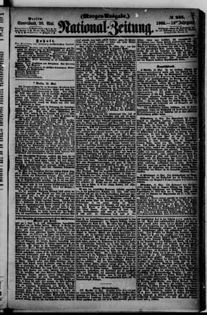 Nationalzeitung vom 20.05.1865