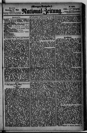 Nationalzeitung vom 21.05.1865