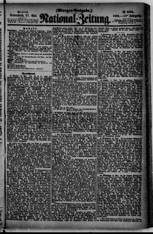 Nationalzeitung vom 27.05.1865