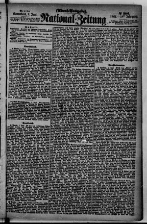 Nationalzeitung vom 03.06.1865