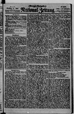 Nationalzeitung vom 13.06.1865