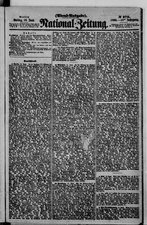 National-Zeitung vom 16.06.1865